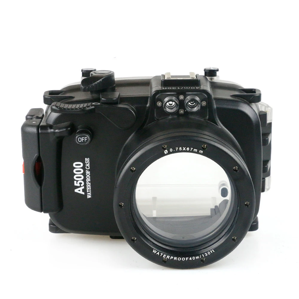 Водонепроницаемый чехол для подводной съемки камеры SONY A5000 A5100 16 50 мм объектива 40