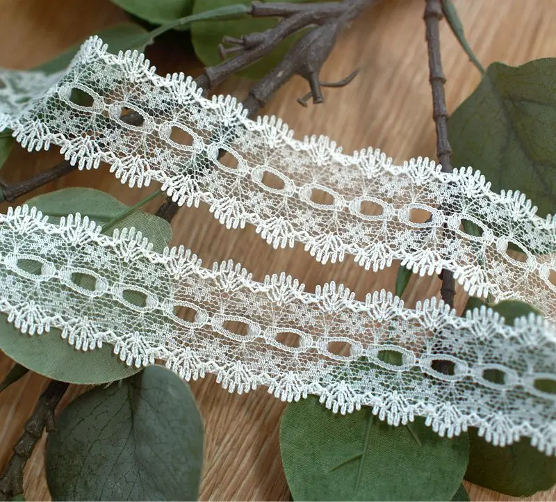 3 см Широкий перфорированный неэластичный кружевной аксессуар сделай сам