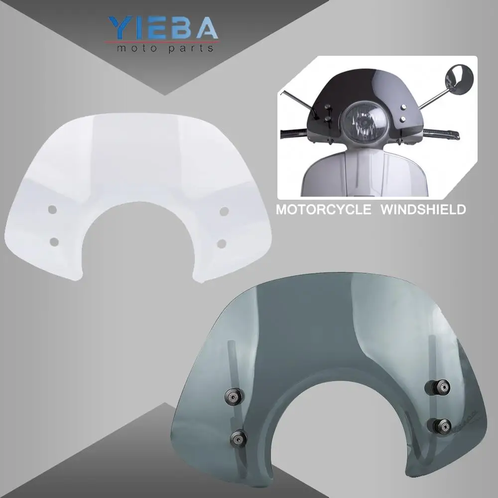 

Motorcycle Accessories Windshield Wind deflector For VESPA GTS 250 300 2020 2019 2007 2021 2009 2010 2011 2012 2013 2014 2015-On