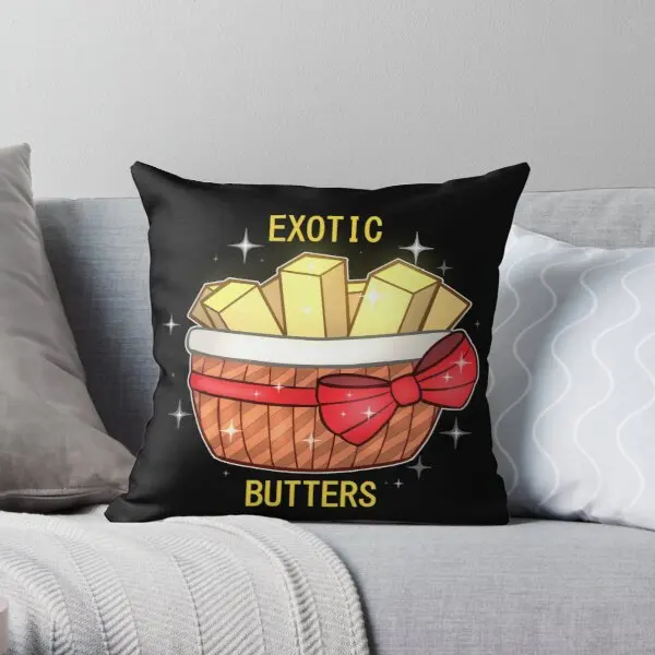 

FNAF Exotic Butters Soft Decorative Throw Pillow Cover for Home Pillows NOT Included