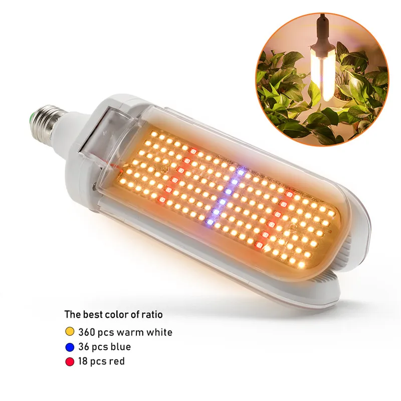 Лампы светодиодсветодиодный полного спектра для выращивания растений 150 Вт E27|led