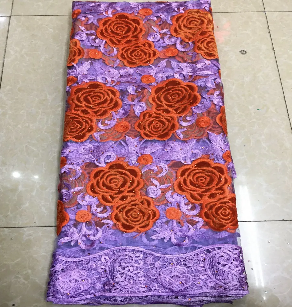 

Бархатная кружевная ткань, французская нигерийская кружевная ткань, Высококачественная африканская кружевная ткань с блестками для женск...