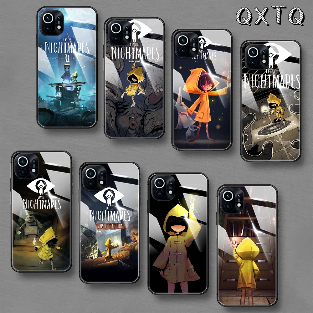 

Little Nightmares Game Tempered Glass Phone Case For Xiaomi Mi 8 9 10 11 T Max Pro Lite Poco F X 2 3 Nfc Ultra Cover Cell Coque
