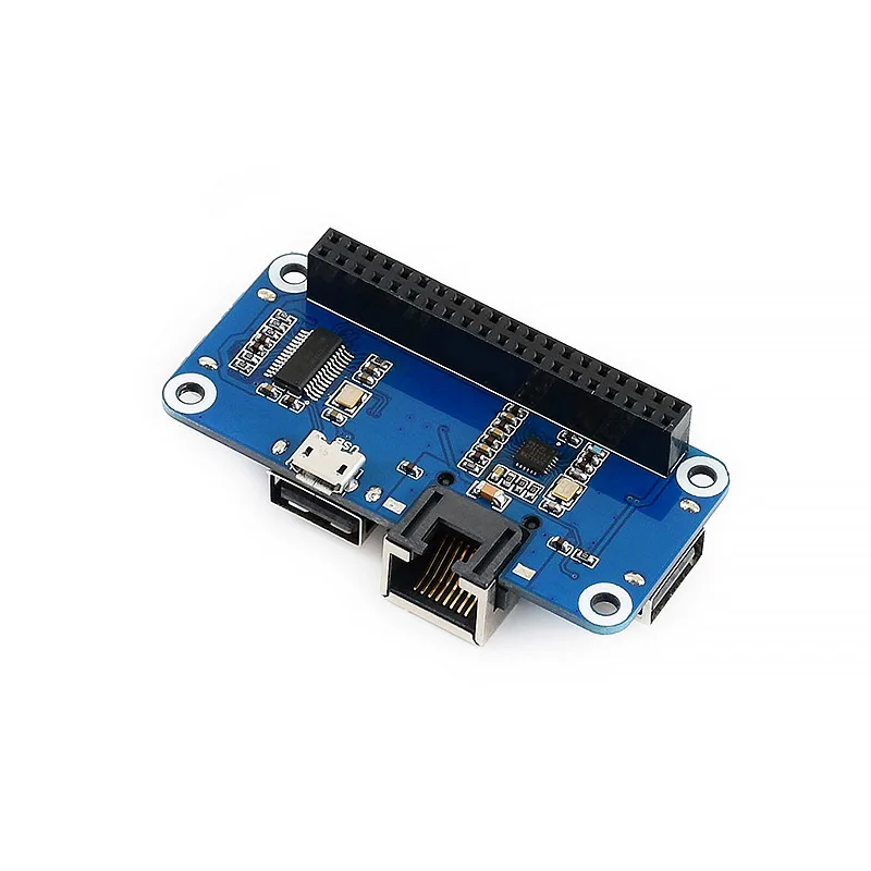 Шляпа ETH/usb хаб для Raspberry Pi 4B 3 usb порта s и 1 порт RJ45 совместимый с Zero W|Аксессуары