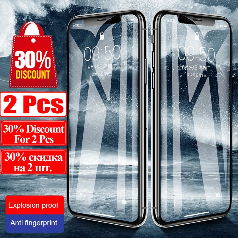 Защитное стекло на iPhone xs закаленное защитное xr max 6 7 8 plus 9 x r s rx rs glas iphon ophon phone