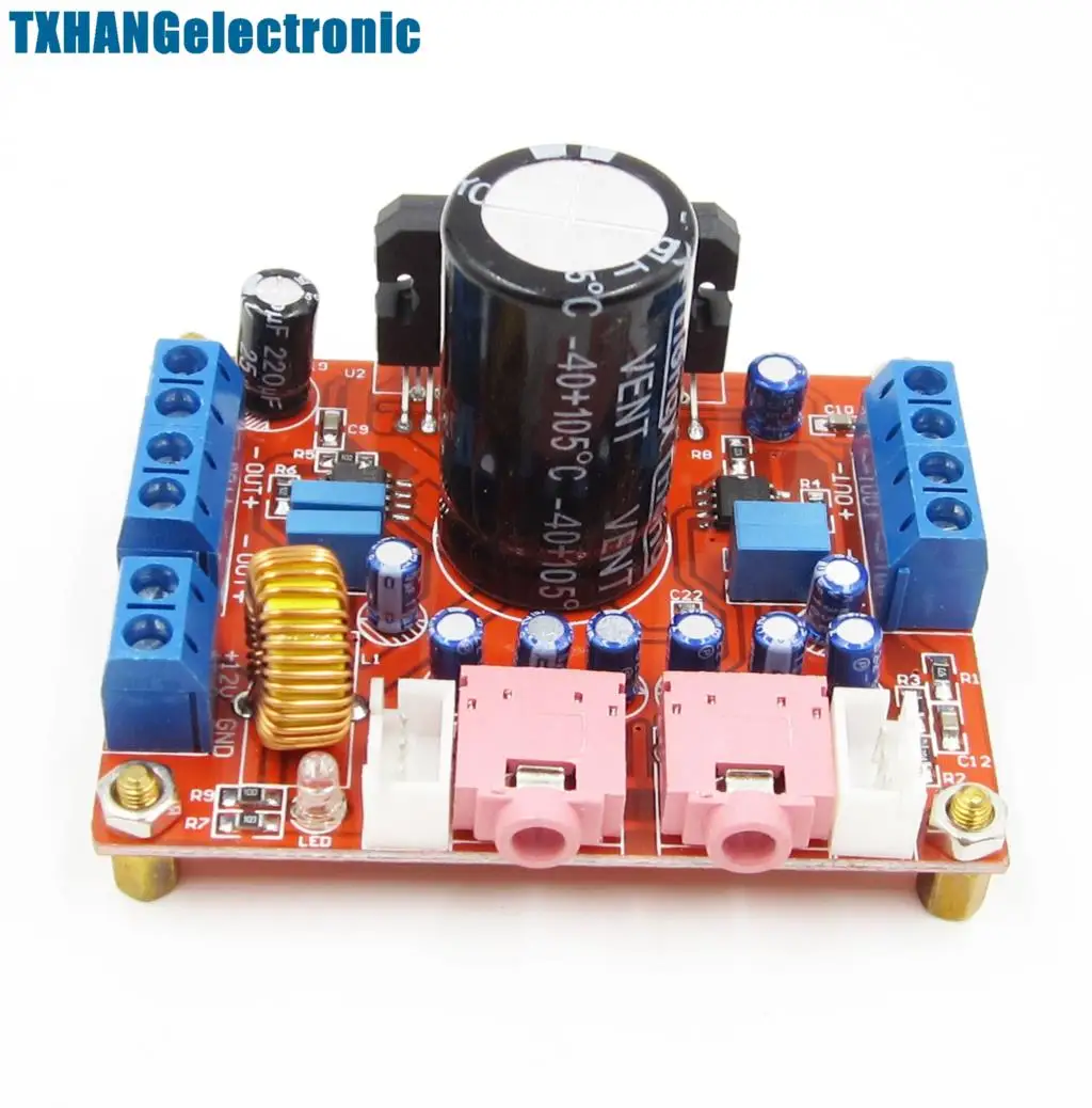 TDA7850 4X50W автомобильный аудио усилитель мощности плата модуль BA3121 Denoiser DC 12V сделай