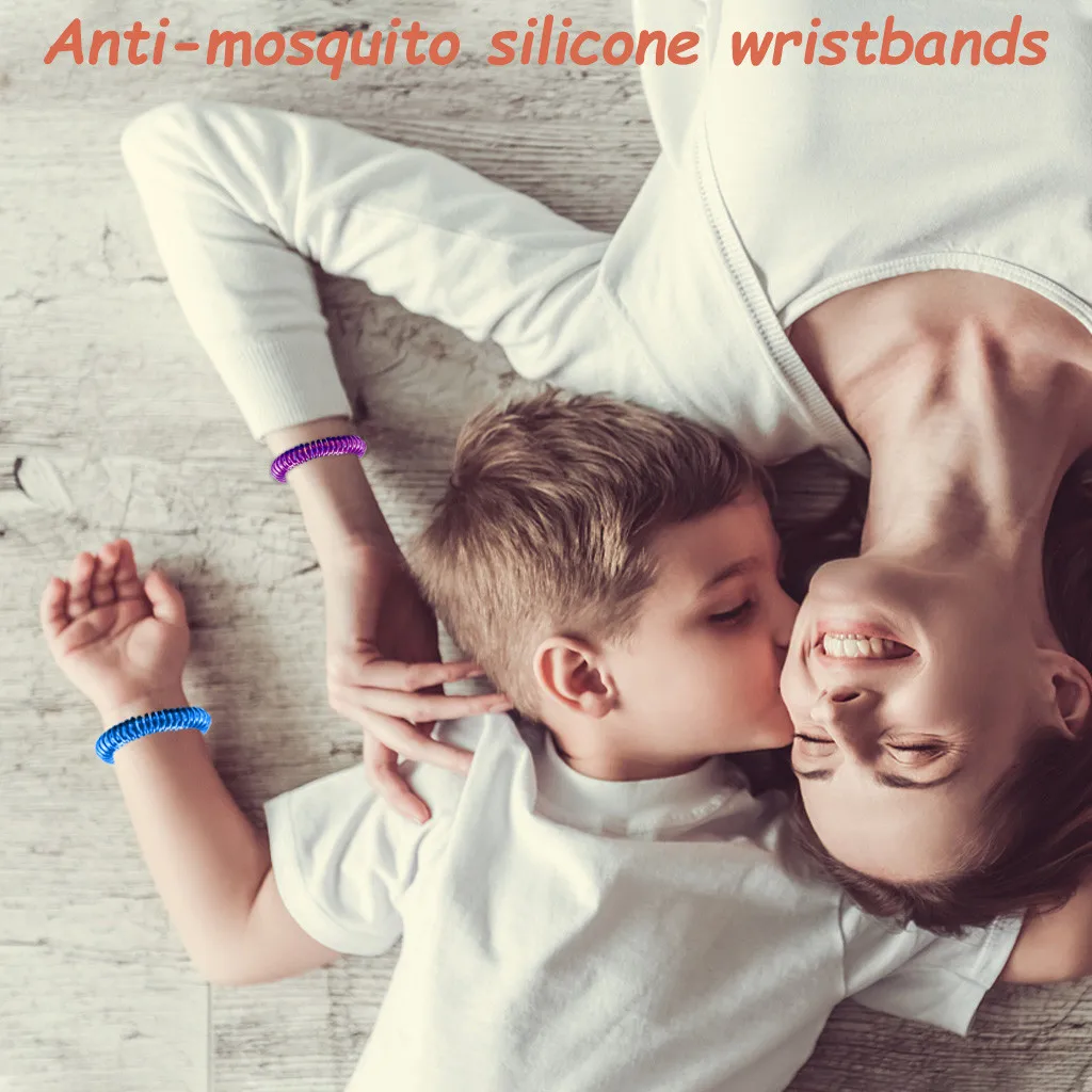 12pcs Mutilcolor Mosquito Repellent Bracelets Natural Wristbands Special Tools For Household Control | Дом и сад