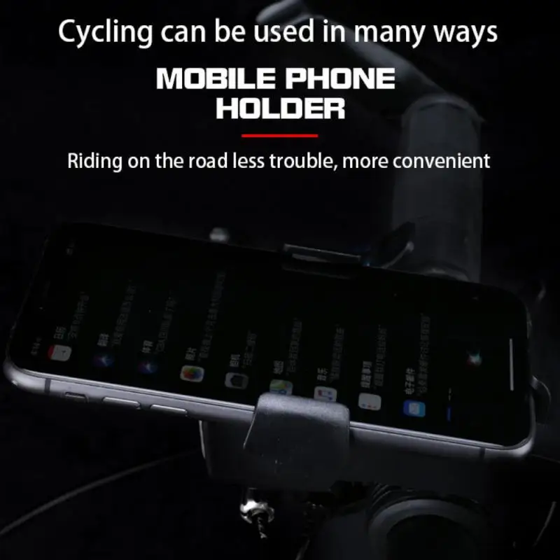 

Bicycle Front Lamp light USB Rechargeable LED 2000mAh MTB Headlights Horn Mobile Phone Support Portable Ultralight Flashlight