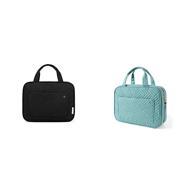 

Travel Toiletry Bag with Hanging Hook Makeup Bag Travel Organizer Portable Bathroom Storage Bag Cosmetic Bag