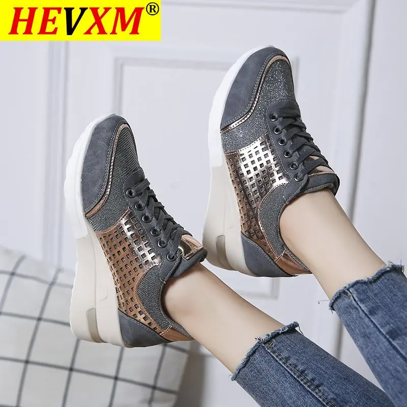 

2020 Spring New Women Sneakers Women Summer Slip on Flat Shoes Womans Women Plus Size Loafers Walking Flat PU Shoes Platform
