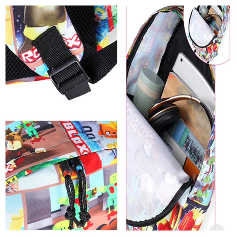 Nylon backpack For Teenagers Kids Boys Children Student School Bags Unisex Laptop backpack Travel Shoulder Bag