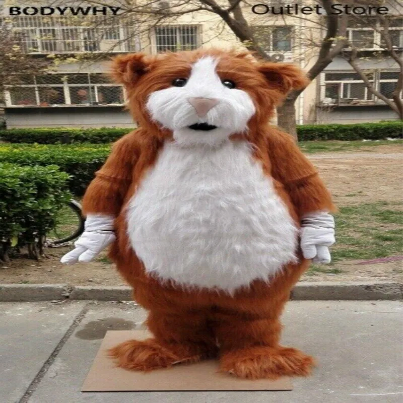 Костюм талисмана для хомяков костюм Fursuit вечерние костюмы костюмированной