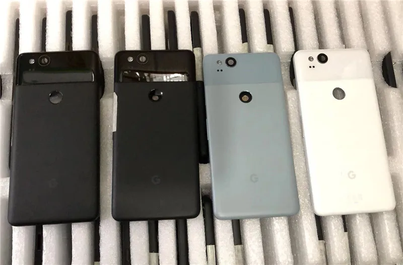 Задняя крышка для Google Pixel 2 / Pixel2 XL Оригинальный Корпус задняя дверь ремонт сменный