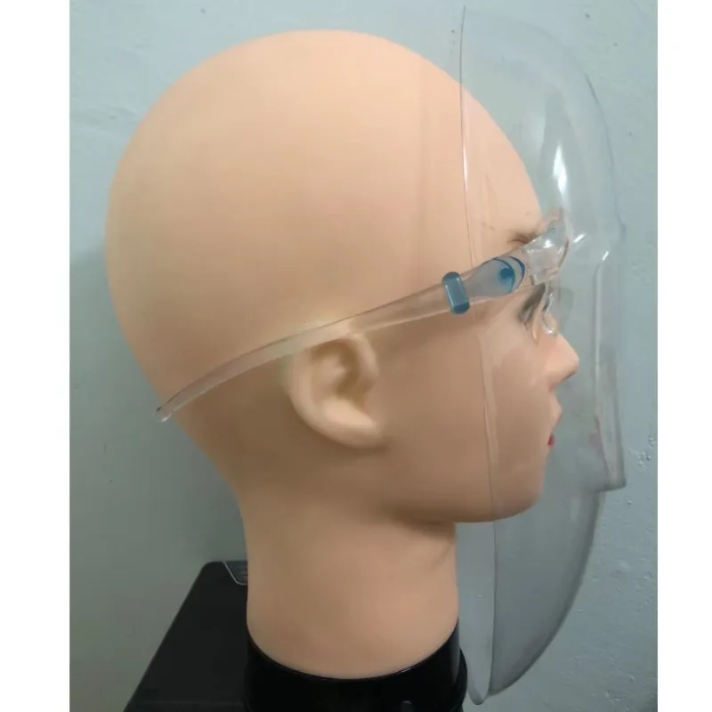 Extended PC + PET Transparent Full Face Protective Mask Space Plastic Cycling Shield VUE Dust-Proof | Дом и сад