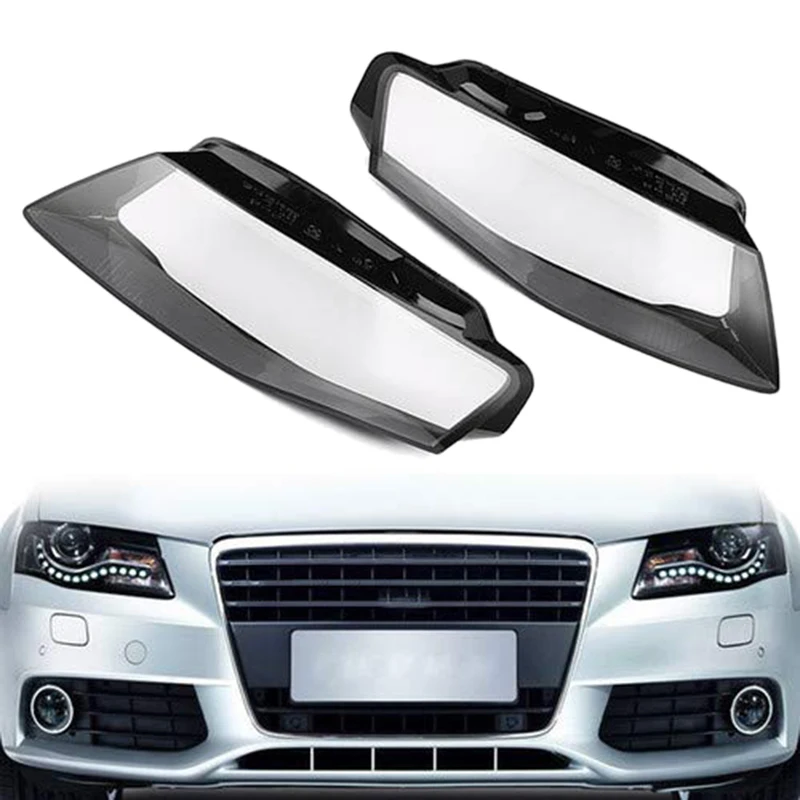 Car Clear Headlight Lens Cover Replacement head light lamp Shell for-Audi A4 B8 2008-2012 | Автомобили и мотоциклы