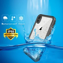 Водонепроницаемый Чехол IP68 для iPhone 12 Pro Max на iPhone 11 11Pro X Xs Xr, водонепроницаемый чехол, спортивный защитный чехол 360 для iPhone 12 Mini