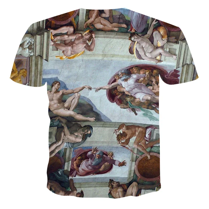 

2021 Summer New Men And Women 3d T-shirt Original Retro Style Casual Handsome Short-sleeved 3d Printed Quick-drying Top