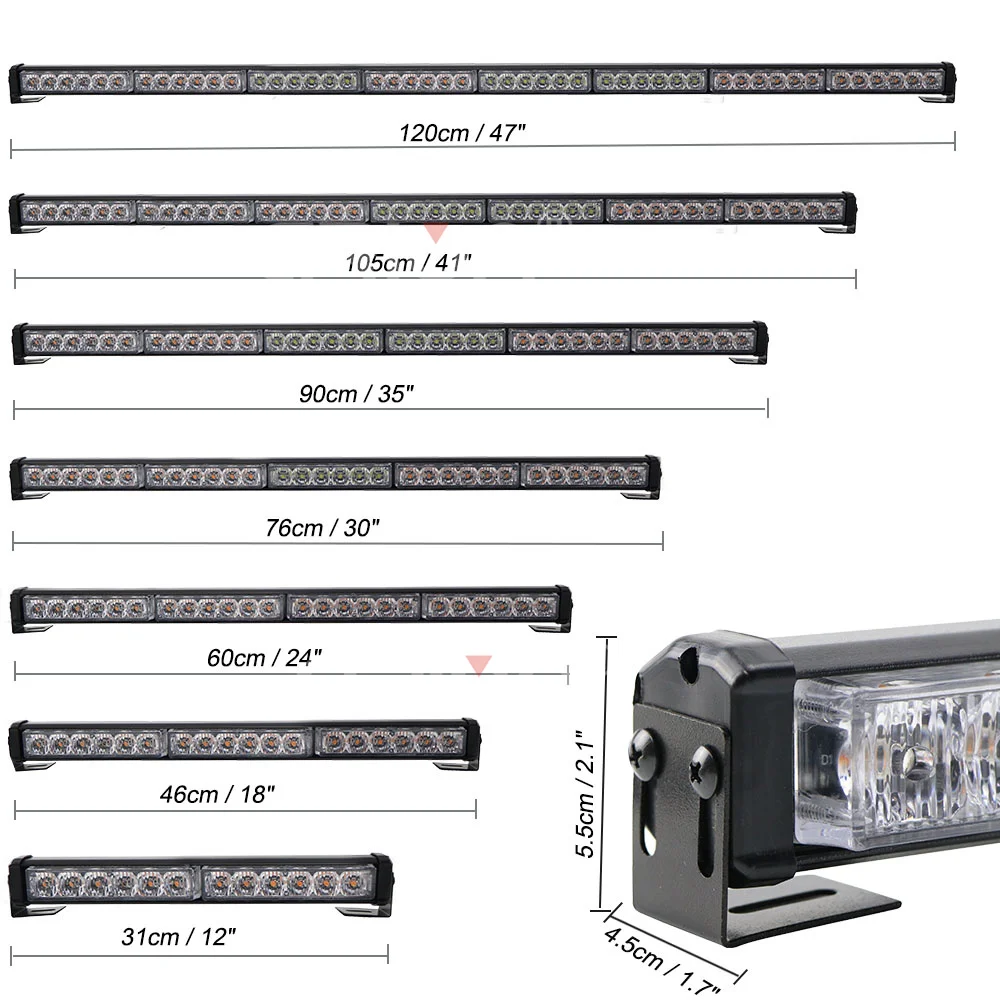 Лампа-стробоскоп для автомобиля 41 дюйм 47 дюймов