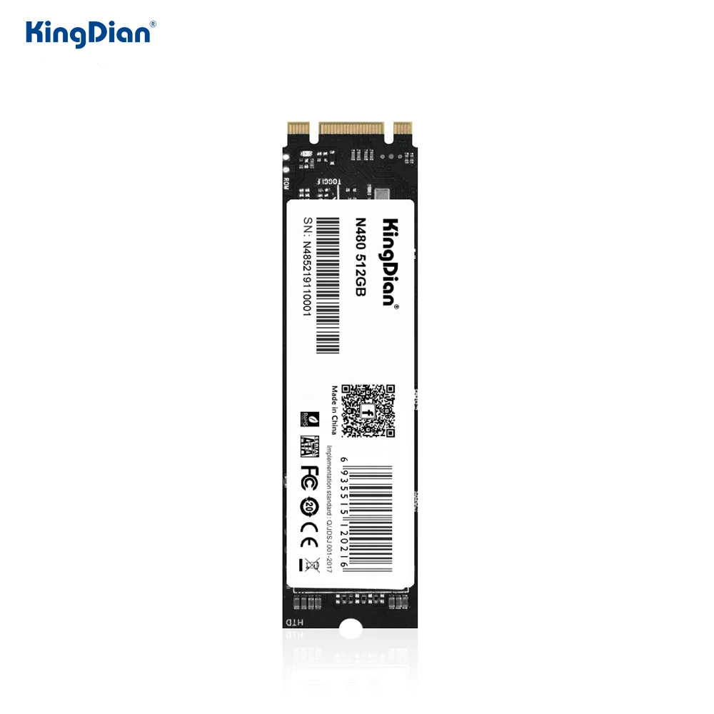 KingDian SSD NGFF 512 ГБ M.2 2280 мм Внутренний твердотельный накопитель жесткий диск с