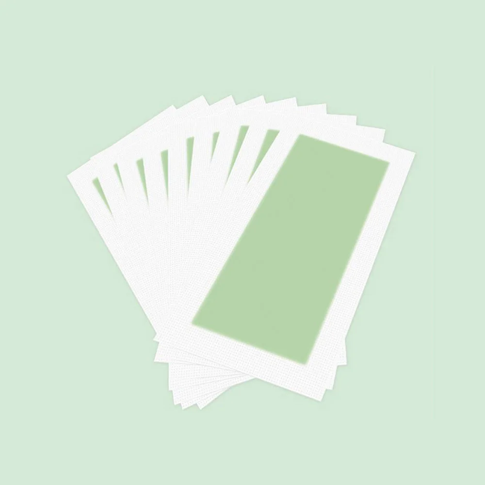 

20pcs Double-sided Facial and Body Hair Removal Wax Strips Skin-friendly Non-woven Fabric Depilatory Epilator(Aloe)