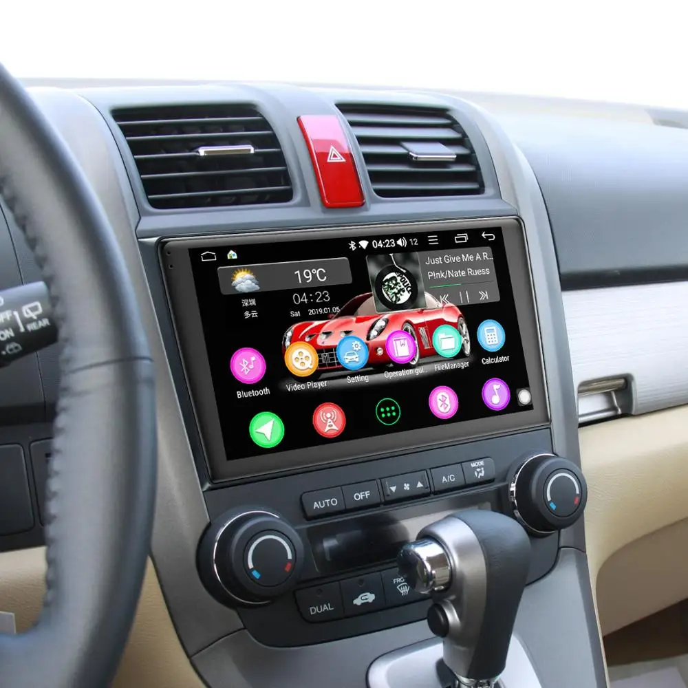 1 din автомобильное радио мультимедиа воспроизведение для Honda CRV 2007 2011 с GPS IPS