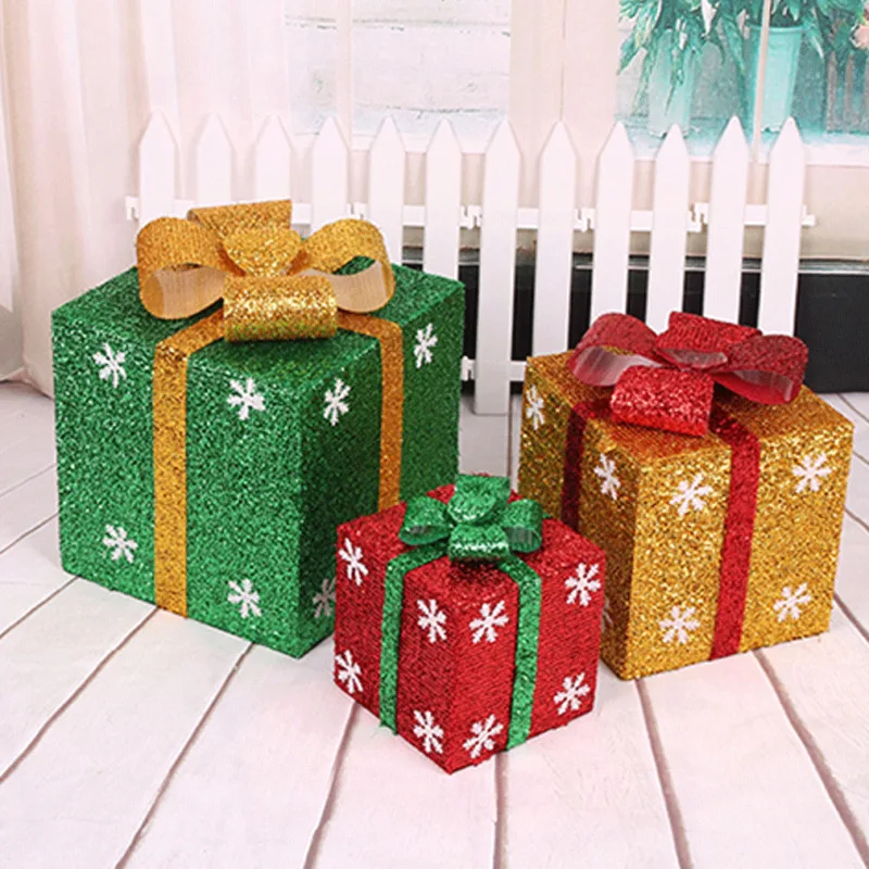 Праздничные или вечерние товары Рождественская Подарочная коробка большие