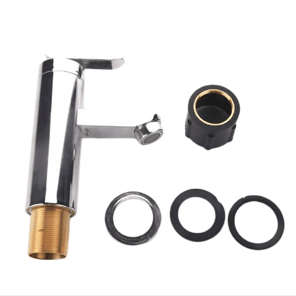 Водопад смеситель для ванной комнаты с одной ручкой раковины полированный кран