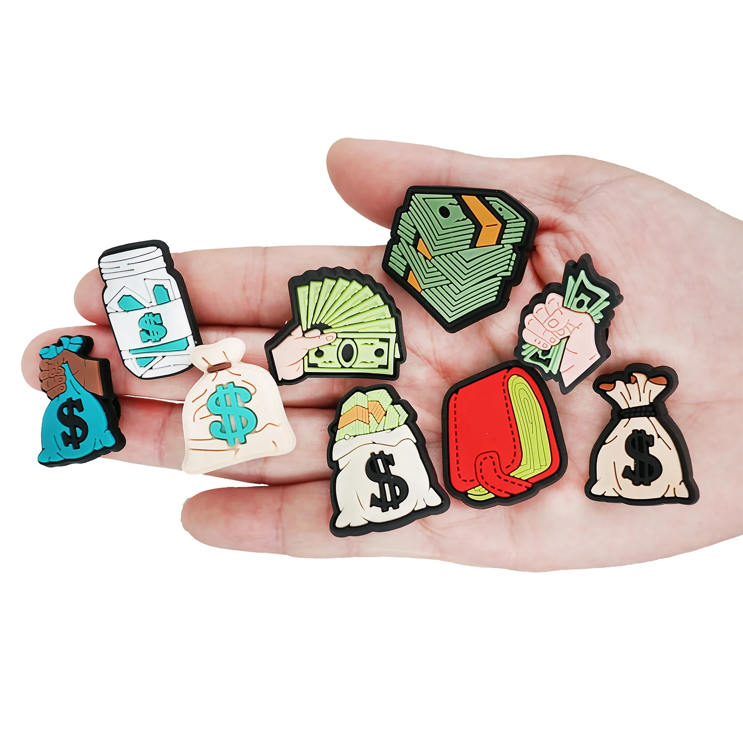 1 шт. подвески для денег обуви бумажник доллар Билл застежки новые аксессуары