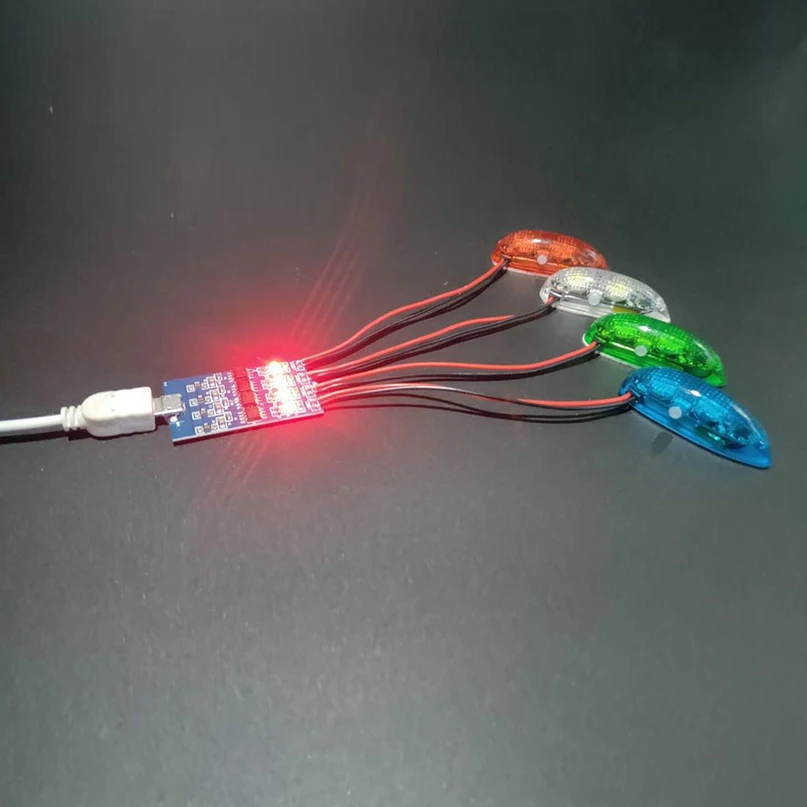 Радиоуправляемый Дрон с фиксированным крылом двойная вспышка ночник светильник