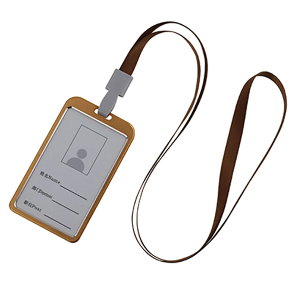 Держатель для карт вертикальный стильный алюминиевый сплав чехол удостоверения