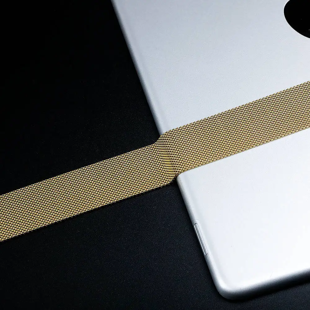 Миланская петля для Apple Watch ремешок 44 мм 40 мм iWatch ремешок 42 мм 38 мм браслет для часов из нержавеющей стали Apple watch 5 4 3 2