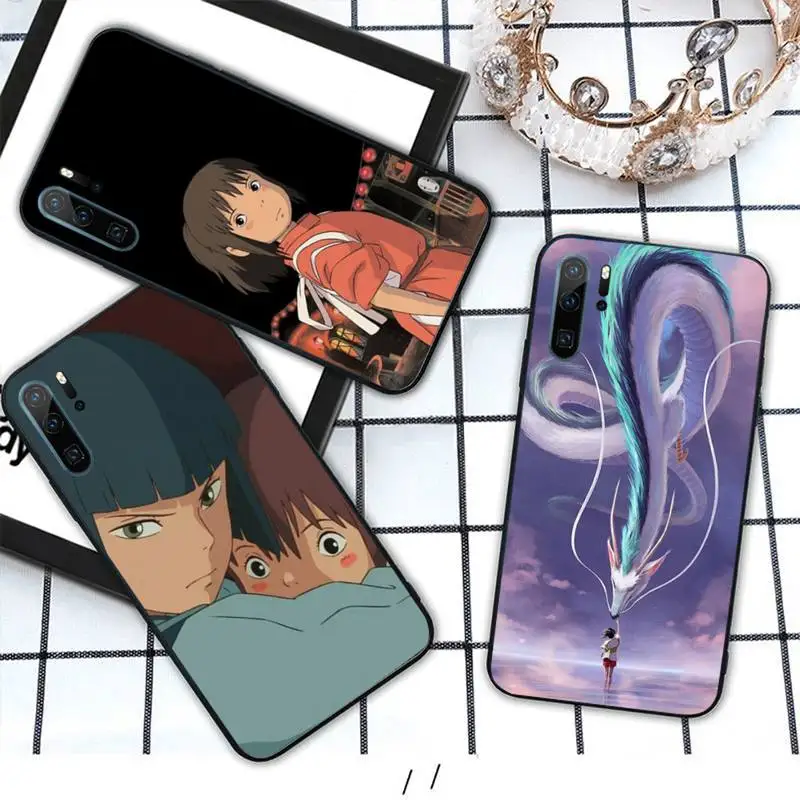 

Studio Ghibli Spirited Away Phone Case For Huawei honor Mate P 10 20 30 40 i 9 8 pro x Lite smart 2019 nova 5t