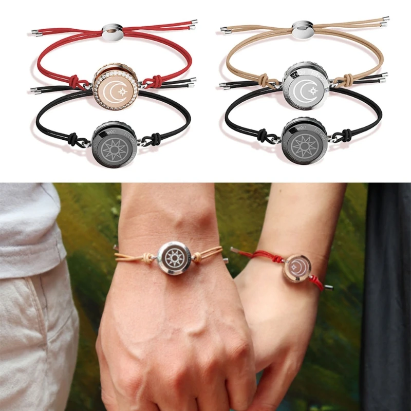 1 пара умный Браслет для пар сенсорный браслет на большие расстояния совместим с