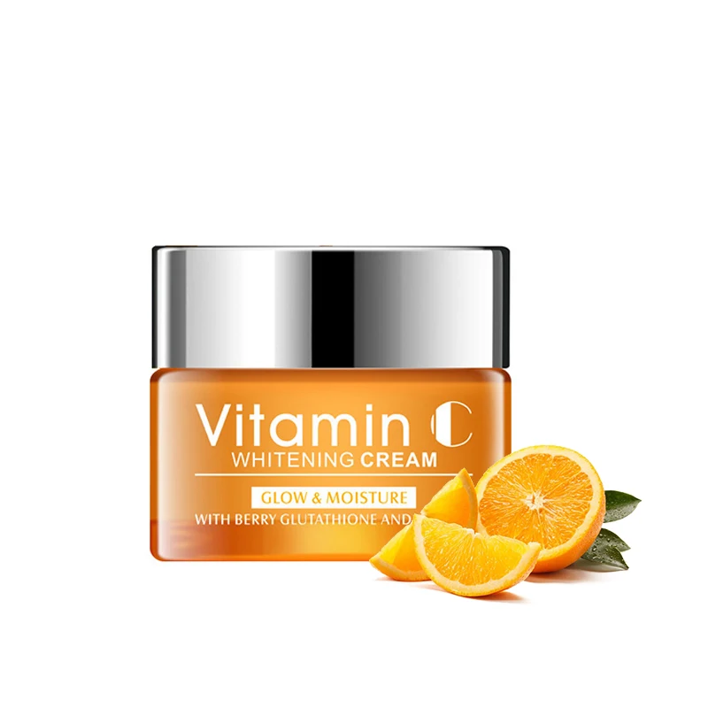 

50ml Vitamin C Whitening Cream Repairing Brightening Moisturizing Anti Wrinkle Firming Improve Fine Lines Shrink Pores Face Care