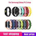 Новый мягкий силиконовый спортивный умный ремешок для Samsung Galaxy Fit 2, сменный ремешок для часов, умные аксессуары