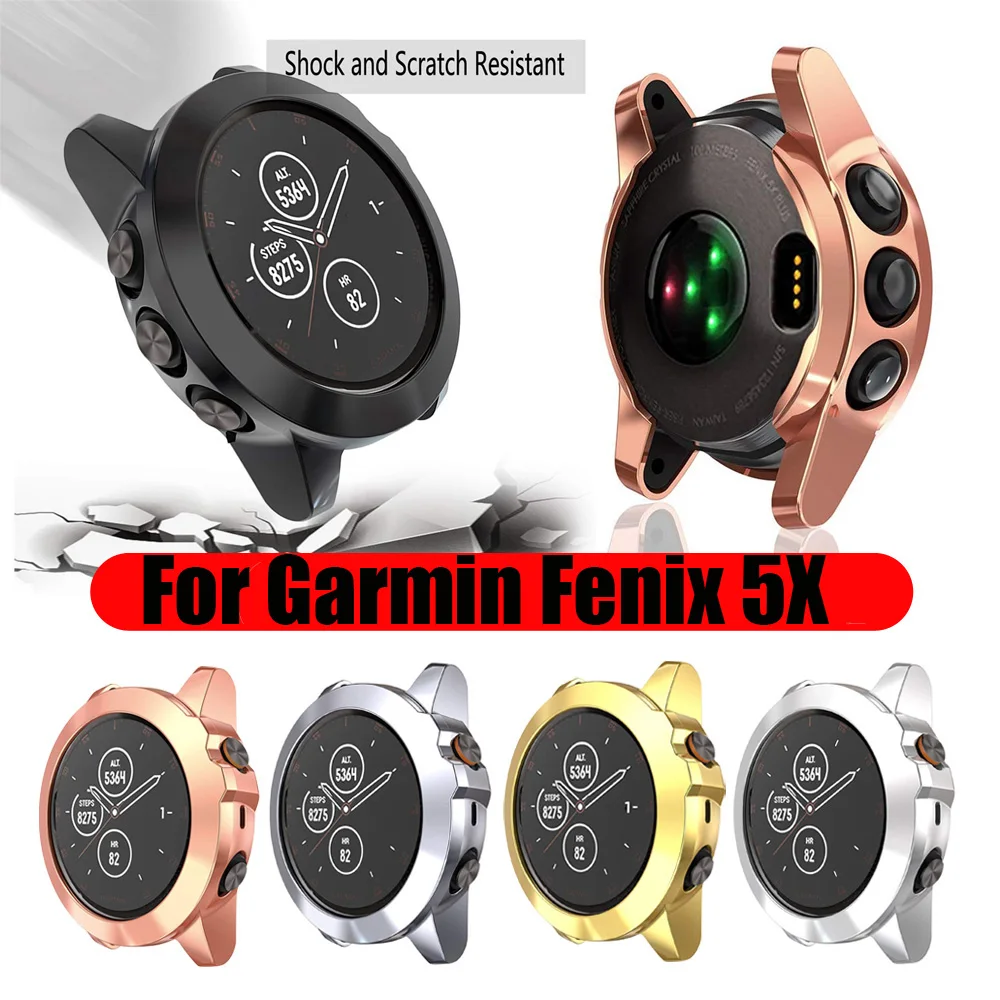 Защитный чехол из ТПУ для часов Garmin Fenix защитный 5X|Смарт-аксессуары| |