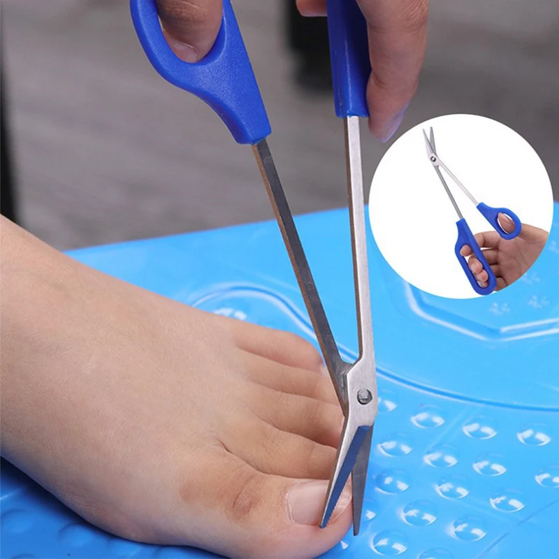 

Toenail Scissors Clipper Dead Skin Remover Manicure Pedicure Tool With Long Handled Ingrown Cuticle Nail Nipper Trimmer Cutter