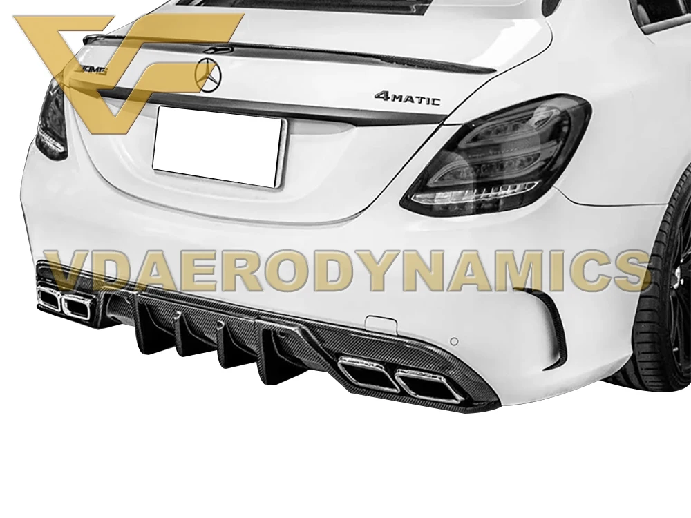 Подходит для 14-18 W205 C180 C200 C220 C250 C300 C350 C400 C450 C63 C63s VAD-FD комплект заднего бампера из