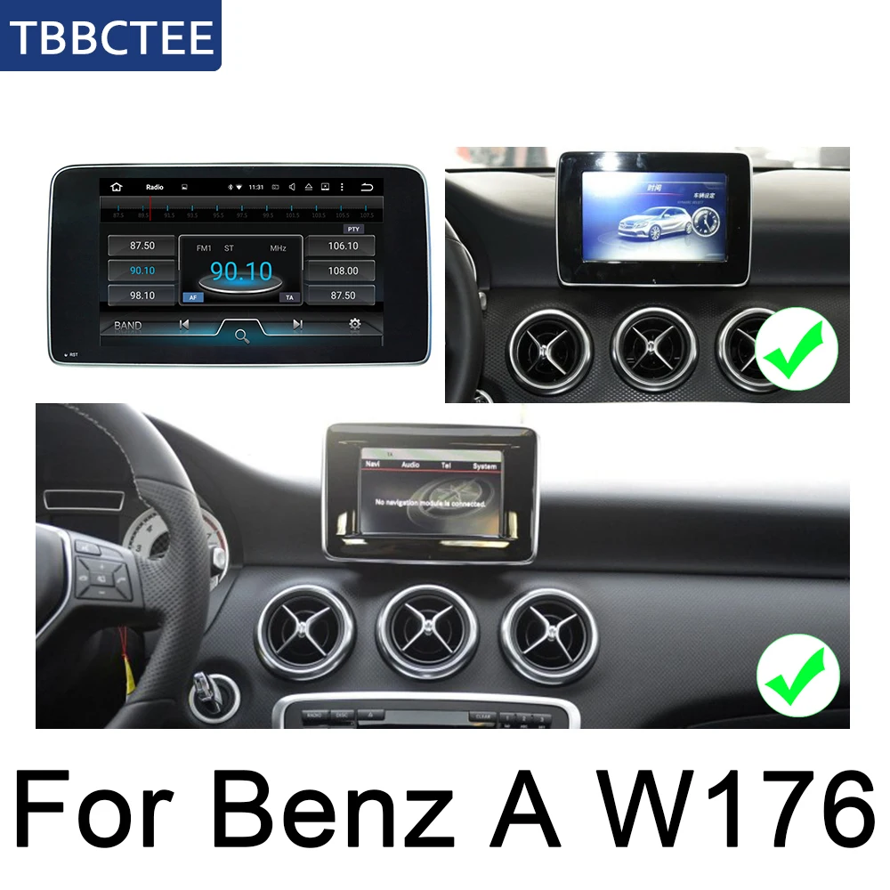 Для Mercedes Benz A Class W176 2013~ NTG экран стерео андроид мультимедийный проигрыватель автомобиля gps навигационная карта стиль авто радио