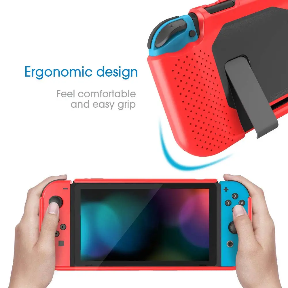 Smatree жесткий защитный чехол для kingd Switch Чехол-держатель силиконовый корпус для kingd Switch NS консоль портативная задняя крышка