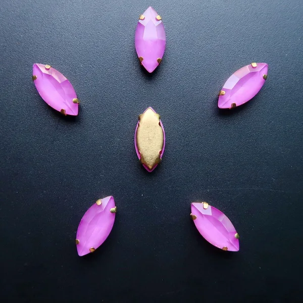 A16 Purple Золотой коготь настройки желе конфеты стекло и AB цвета кристалл 7*15 мм Navette Маркиза Форма пришить стразы бусины Одежда diy отделка - Цвет: A16 Purple