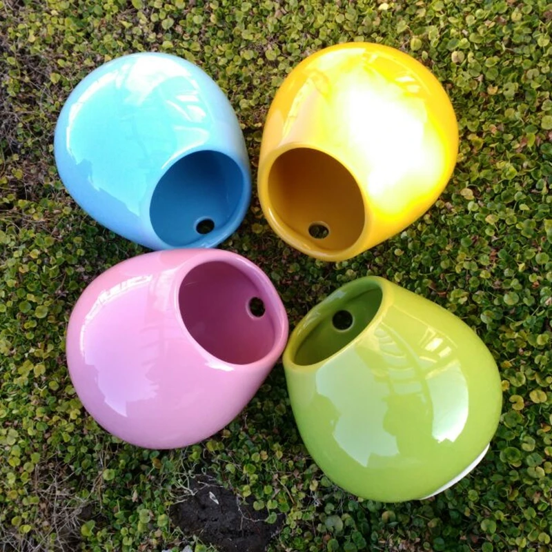 

Macetas Flower Pots Fleur Wall Decorative Vases Bonsai Jardim Vertical Hanging Home Garden Decor Decorative Bottle