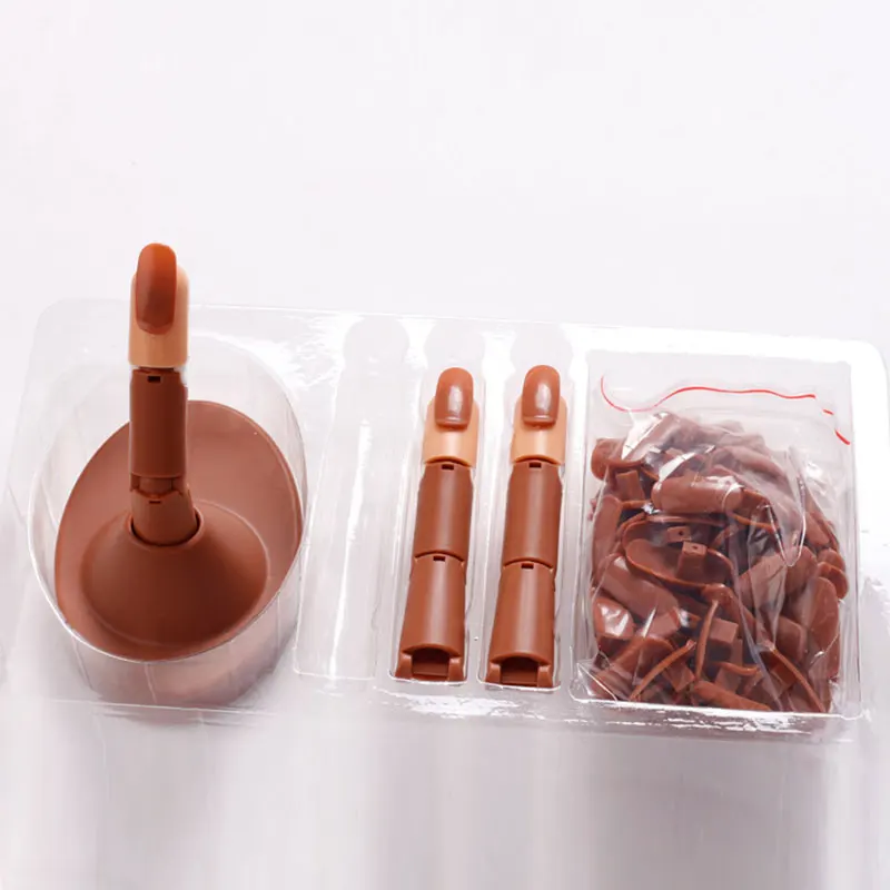 Тренировочная модель для тренировки ногтей с основой показывающая полку