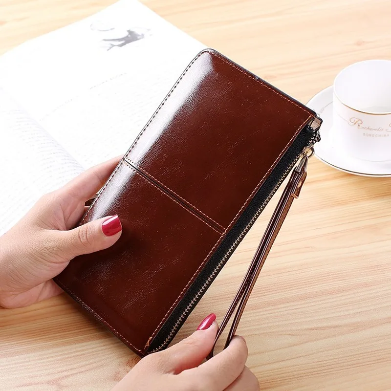 

2020 New Fashion Brand Designer Ladies Long Wallet Zipper Ladies Wallet High Quality Korean Version Large Capacity Clutch