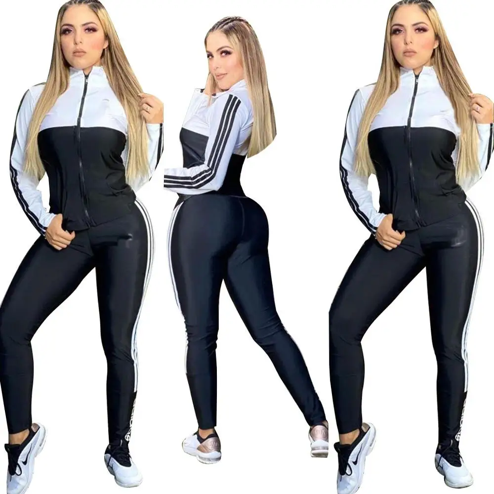 спортивный костюм женский Женский комплект из двух предметов толстовка с