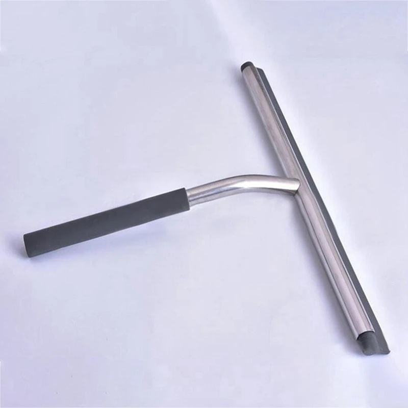 

Glass Window Squeegee Cleaner Shower Bathroom Mirror Stainless Steel silicone T-Shaped Wiper