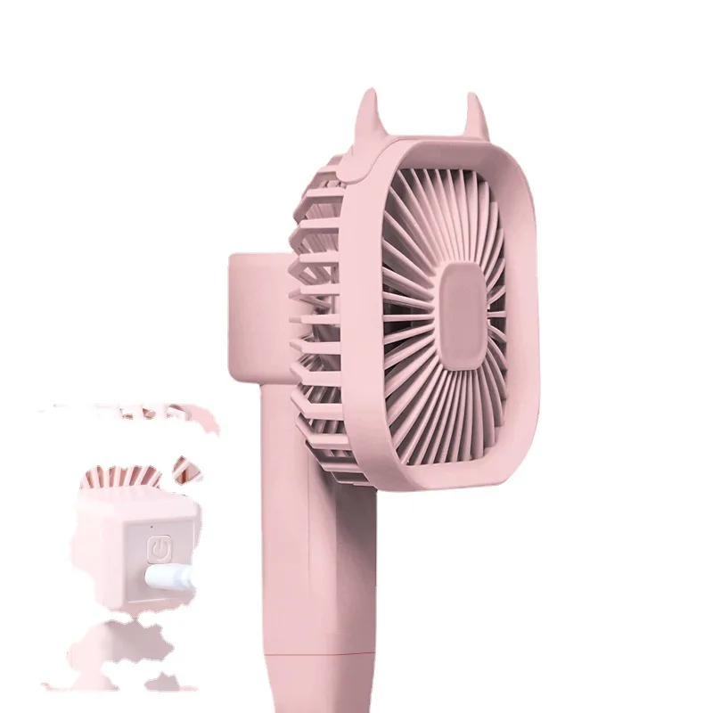 

Cartoon mini wrist fan usb charging portable outdoor fan children and students enjoy the cool