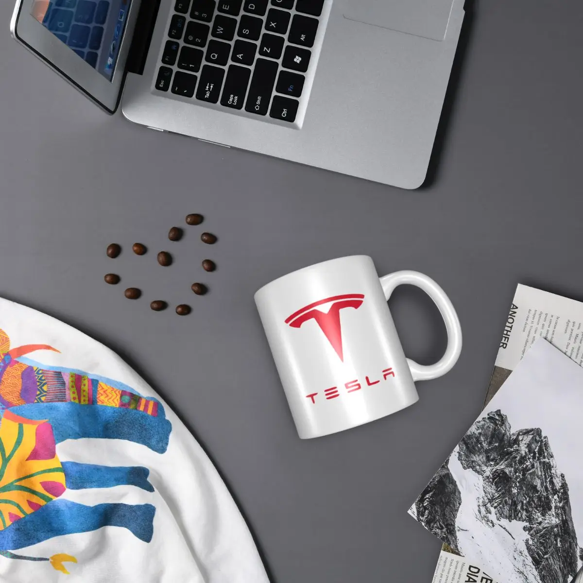 Красная кружка с логотипом Tesla кофейная чашка молочные чашки Олимпика Марселя