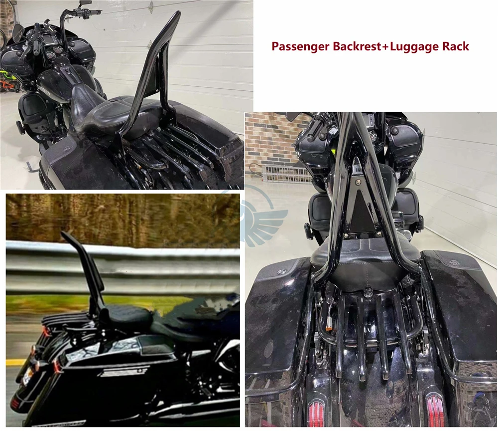 Задняя багажная стойка для пассажиров спинка Harley Davidson 2009 Up 2021 2020 Road King Street Glide Touring