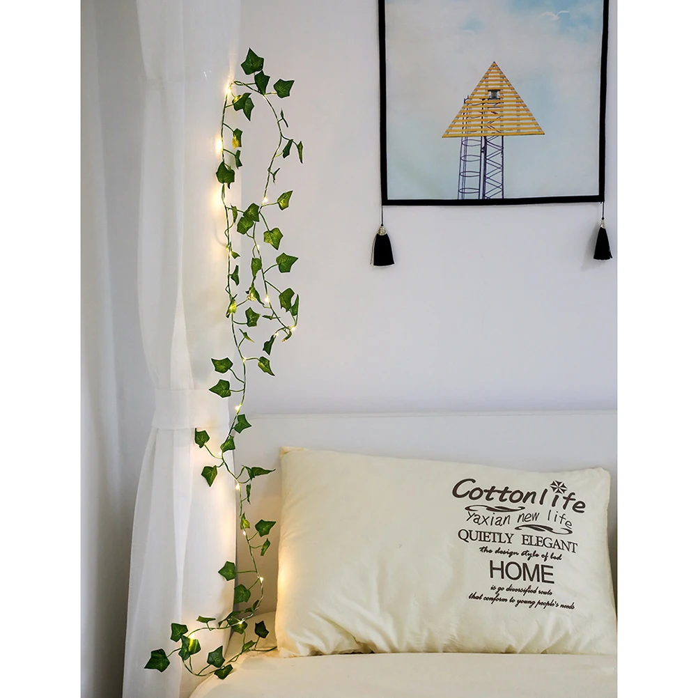 Искусственные растения светодиодный строка светильник зеленый узор в виде